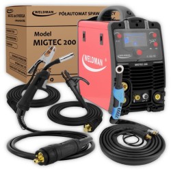 Weldman MIG TEC 200 LCD SYNERGY PAK (MMA, TIG)