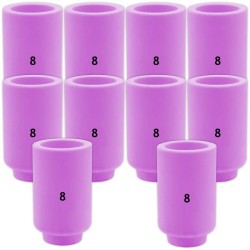 Ugelli in ceramica 13N12 n. 8 (confezione da 10) TIG SR-9/SR-20 Vogelmann