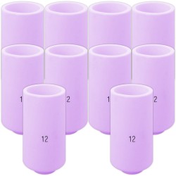 Ugelli in ceramica 10N44 n. 12 (confezione da 10) TIG SR-17 / SR-18 / SR-26 Vogelmann