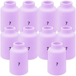 Ugelli in ceramica 54N15 n. 7 (confezione da 10) TIG SR-17 / SR-18 / SR-26 Vogelmann