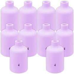Ugelli in ceramica 54N18 n. 4 (confezione da 10) TIG SR-17 / SR-18 / SR-26 Vogelmann