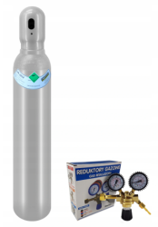 Cilindro di gas completo CO2 8L 5kg 150bar + regolatore del gas
