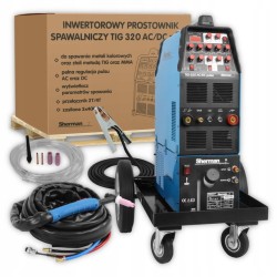 Sherman TIG 320 AC / DC + Raffreddatore d'acqua + carrello