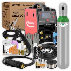 Weldman MIG TEC 200 LCD SYNERGY PAK (MMA, TIG) - kit di saldatura n. 2