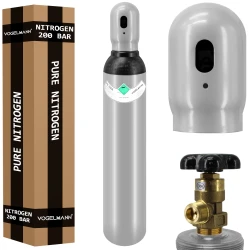 CIilindro di gas pieno Azoto 8L 150bar Vogelmann