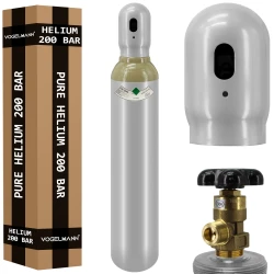 Bombola gas completa Elio 8l 150bar Vogelmann