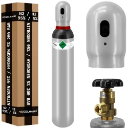 5% di idrogeno / 95% di azoto - Bombola di gas