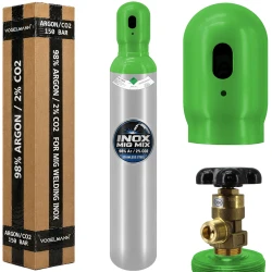 Vogelmann Bombola gas MIX Argon 98% CO2 2% 150bar 8l