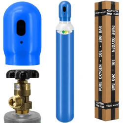 Bombola di Ossigeno Tecnico Piena 200 bar 10L