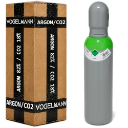  Bombola gas Argon/CO2 5l 200bar Voll Vogelmann