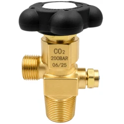 Valvola per bombola CO₂ W21.8x1/14 DIN 477-1