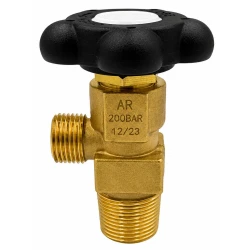Valvola per bombola argon / Ar-CO₂ / elio W21.8x1/14 DIN 477-1
