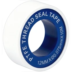 Nastro sigillante in PTFE 12 mm x 0,075 mm – 10 metri (1 pezzo)